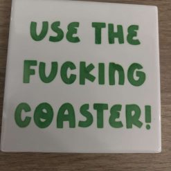 Adult humour coaster