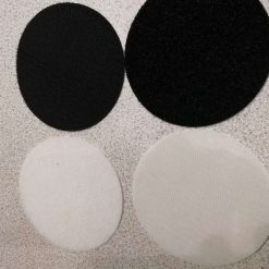 Velcro ,Round Hook N Loop, Black or White Round Sticky Pads