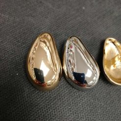 egg buttons, large buttons, cardigan buttons. Silver or gold