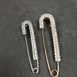 Brooch, saree pin, diamanté pin, diamanté brooch, diamanté, rhinestone pin, rhinestone brooch, gold or silver brooch, 1