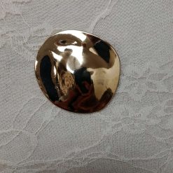 brooch, gold brooch, hammered brooch, rustic brooch, fashion brooch