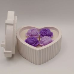 Heart-Shaped Ceramic Candle 2