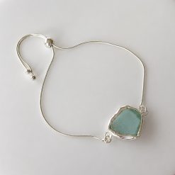Coastal Sea Glass Adjustable Bracelet