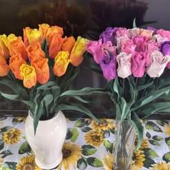 bouquet of 20 tulips, height 40 cm