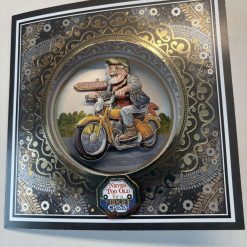 Golden oldie biker