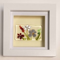 Framed Glass Art - Wildflower 2