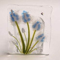 Tea Light - Delicate Flowers and Butterfly