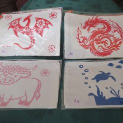 Pencil Cases, one of each design