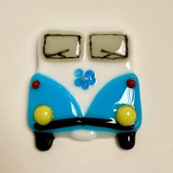Mini campervan magnet - Lime Green