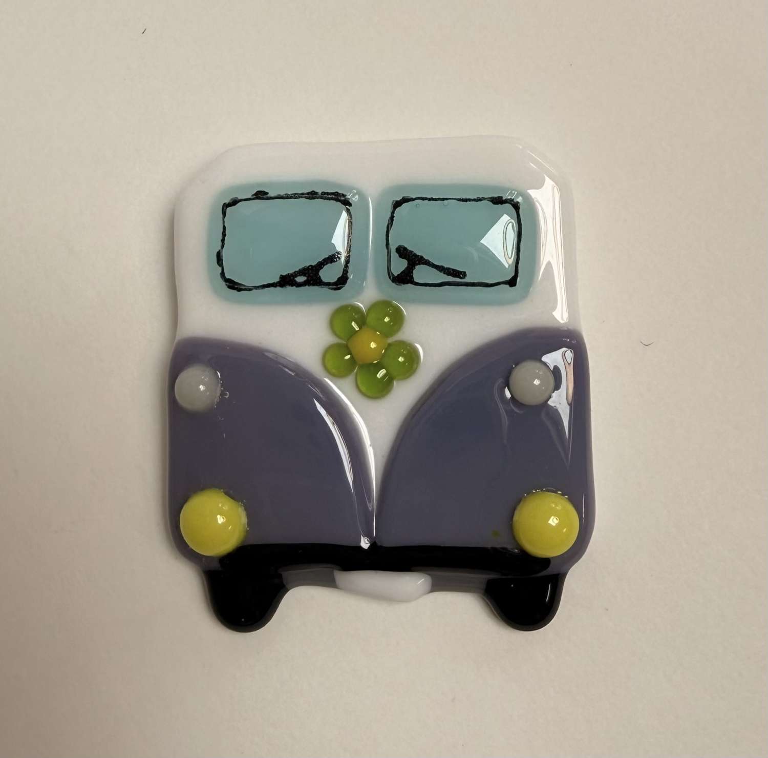Mini campervan magnet - Lime Green Mini campervan magnet - Lime Green