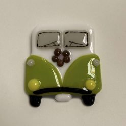 Mini campervan magnet - Lime Green