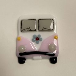 Mini campervan magnet - Lime Green