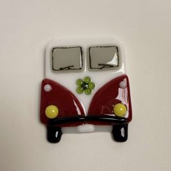 Mini campervan magnet - Lime Green