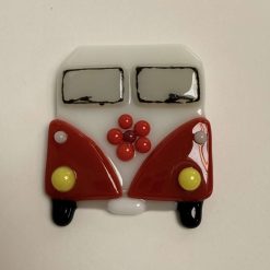 Mini campervan magnet - Lime Green