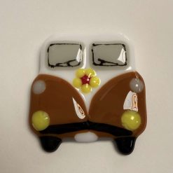 Mini campervan magnet - Lime Green