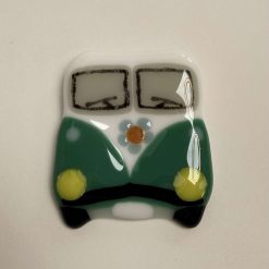 Mini campervan magnet - Lime Green
