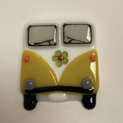 Mini campervan magnet - Lime Green