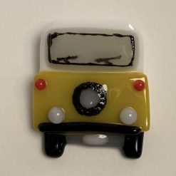 Mini campervan magnet - Lime Green