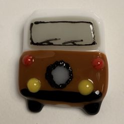 Mini campervan magnet - Lime Green