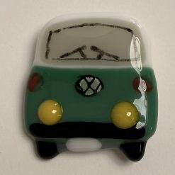 Mini campervan magnet - Lime Green