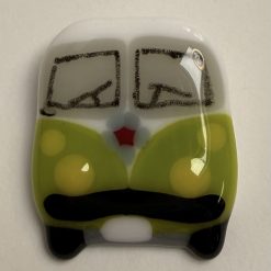 Mini campervan magnet - Lime Green