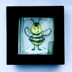 Framed Glass Art - Bee