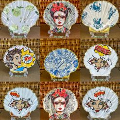 Scallop Shell Shelfie - Art Decor