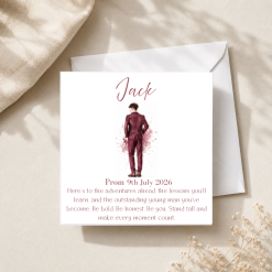 Personalised Boy Prom Card