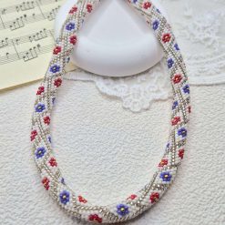 Beaded Floral Necklace