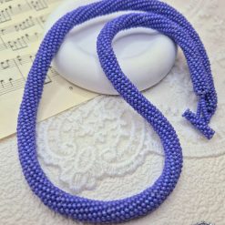 Purple Beaded Necklace