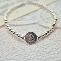 Bee Sterling Silver Bracelet