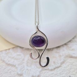 PENDANT ONLY - Amethyst Sterling Silver Pendant