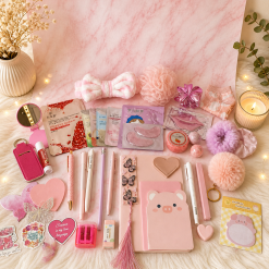 Stationery and Pamper Box | Self Care Letterbox Gift 25 Items