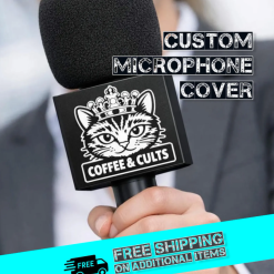 RODE Wireless Interview GO compatible Custom Microphone Cover | Personalized Logo Mount Streamer Podcaster