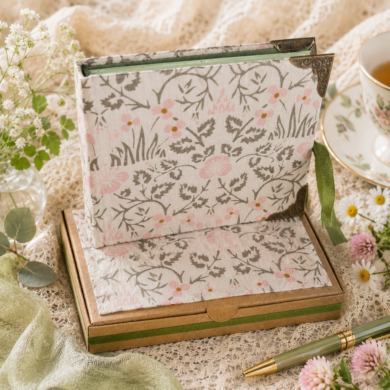 William Morris Fabric Notebook & Gift Box William Morris Fabric Notebook & Gift Box