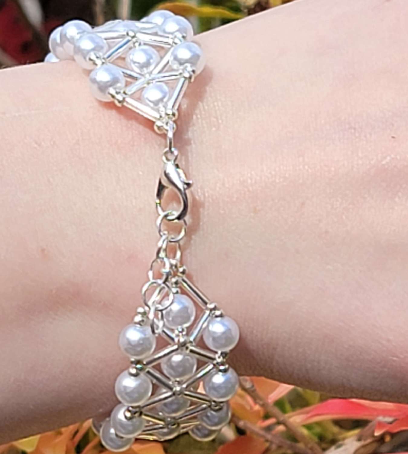 Pearl Lattice Bracelet -Ready to Wear Pearl Lattice Bracelet -Ready to Wear