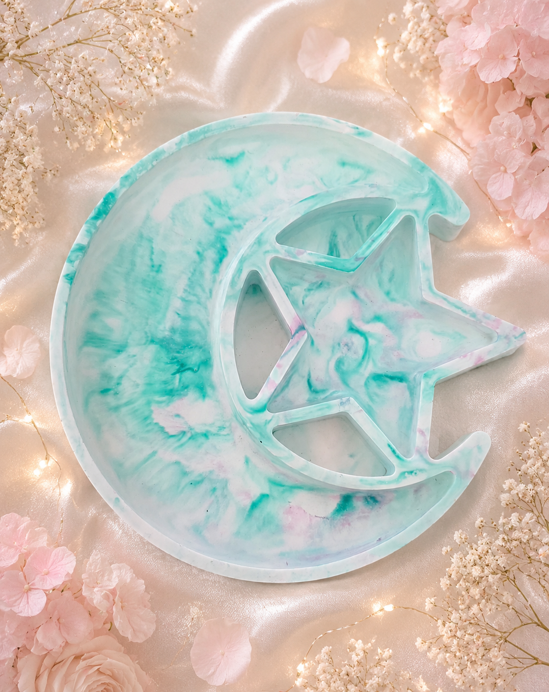 Moon and star trinket plate/bowl Moon and star trinket plate/bowl