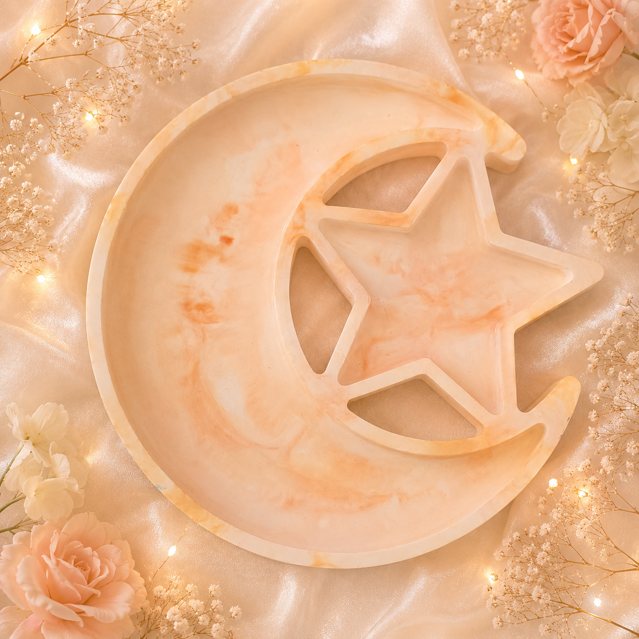 Moon and star trinket plate/bowl Moon and star trinket plate/bowl