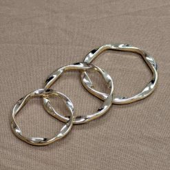 Decorative ring, Ring, Gold rings, twisted rings, rings, hammered rings, swimwear rings, swimwear accessory, metal rings