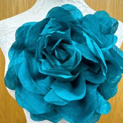 Beautiful Hot Pink flower/rose, flower pin, bridal rose, flower, fabric rose, corsage, bridal corsage, corsages, extreme corsage, flowers