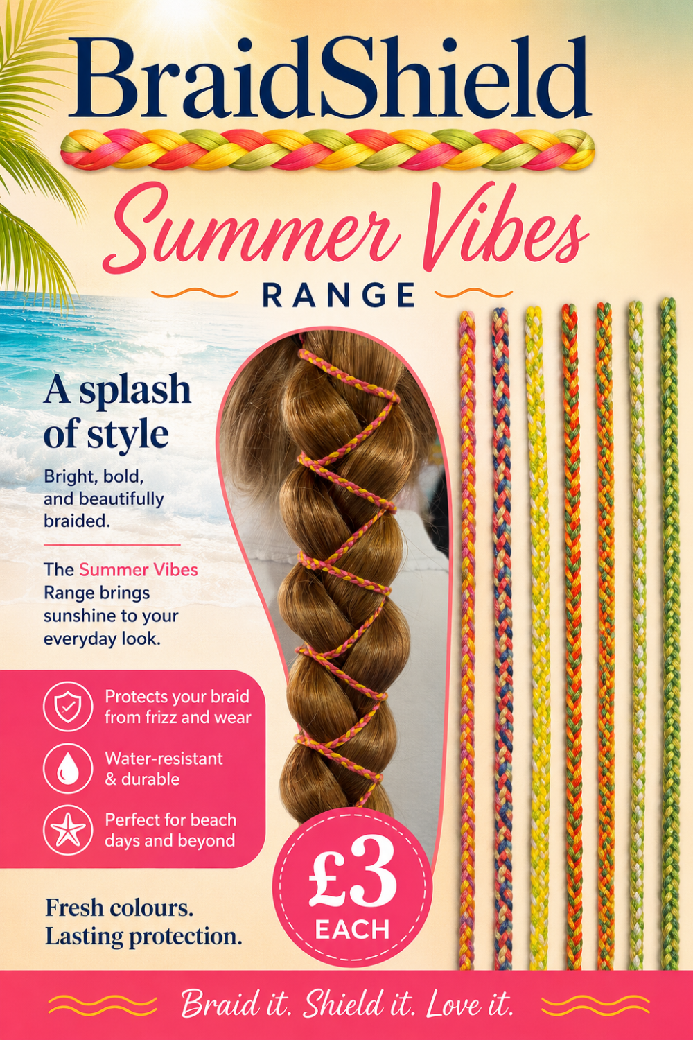 Summer Vibes BraidShields Summer Vibes BraidShields