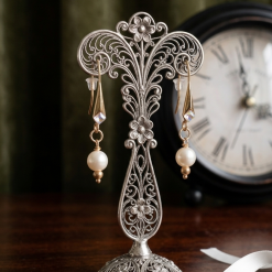 Vintage look drop earrings