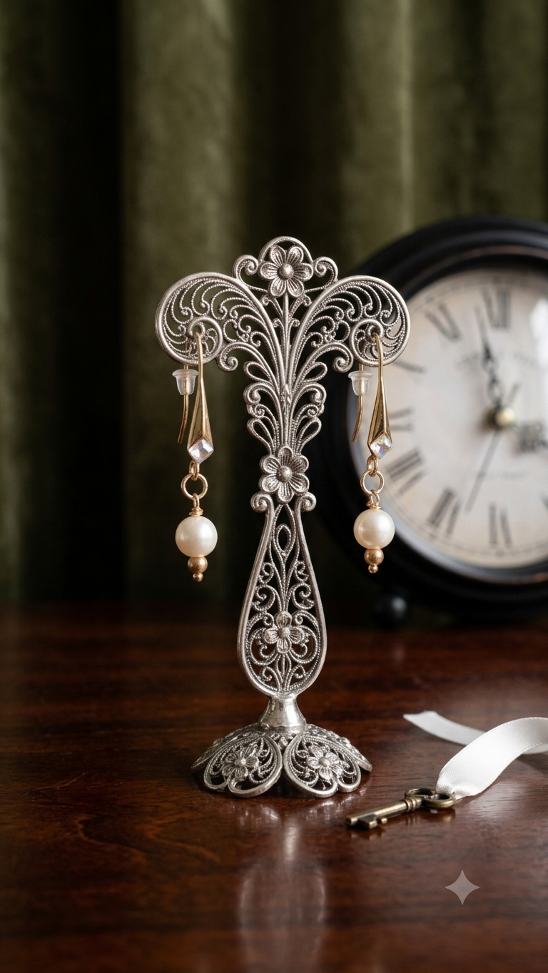 Vintage look drop earrings Vintage look drop earrings