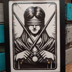 Two of Swords Papercutting