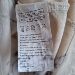 Eco printed viscose and cotton lace tshirt 6 Eco printed viscose and cotton lace tshirt 6