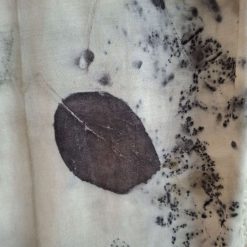 Eco printed viscose and cotton lace tshirt 12