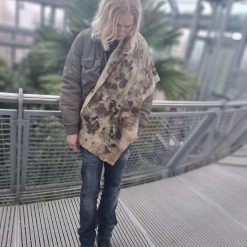 Eco printed scarf