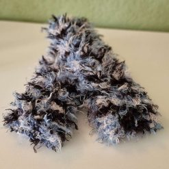 Funky Shaggy Faux Fur Fingerless Gloves One Size OOAK absolutely beautiful gloves