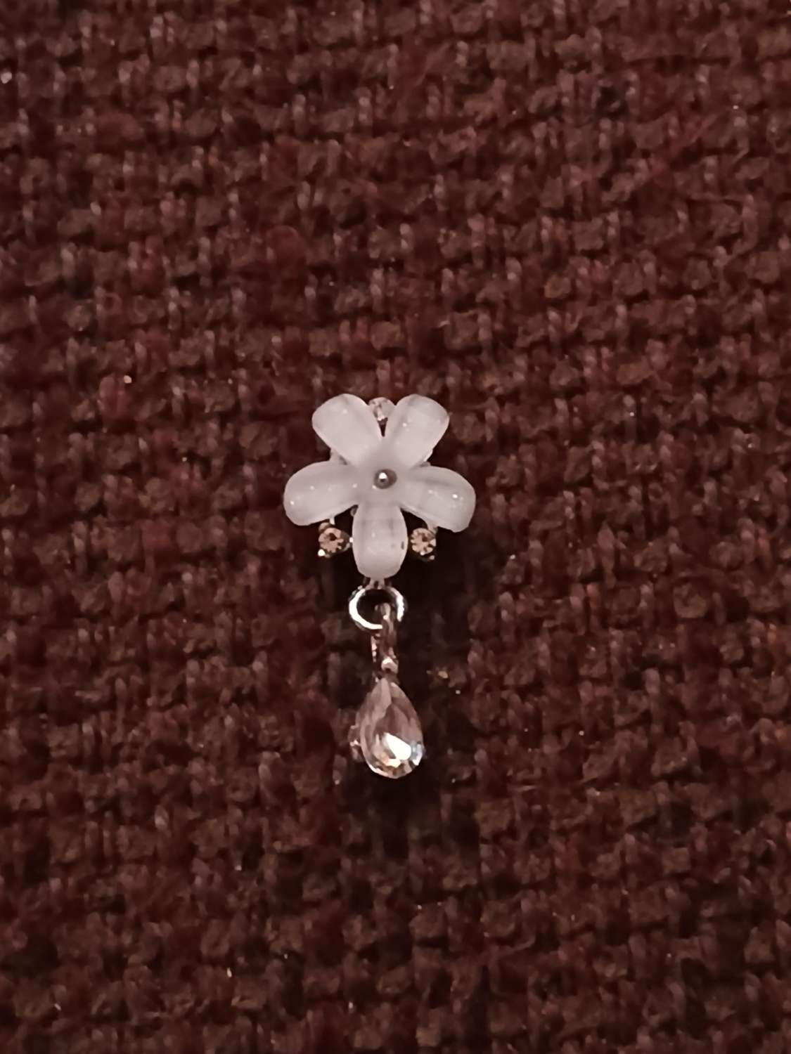 Floral Crystal Drop Earrings Floral Crystal Drop Earrings