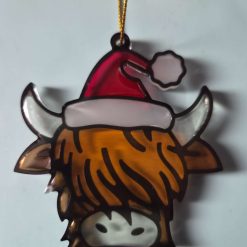 Angus the Highland Cow Christmas Decoration